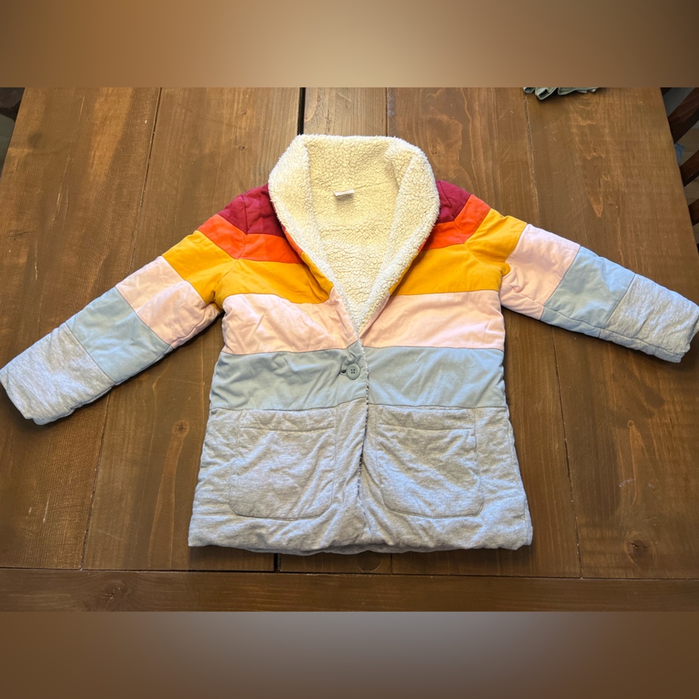 Hanna Andersson Sherpa Lined Coat 5T